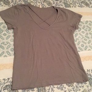 Cross neck v neck